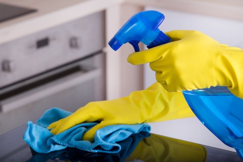 Professional handling of a carpet cleaning issue